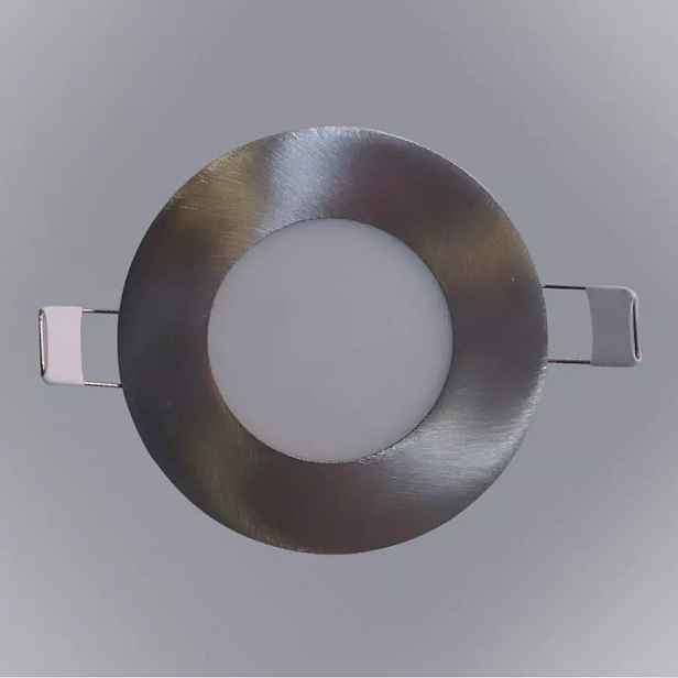 LED podhledové svítidlo CIRCLE 3W 4200K KULATÝ CHROM
