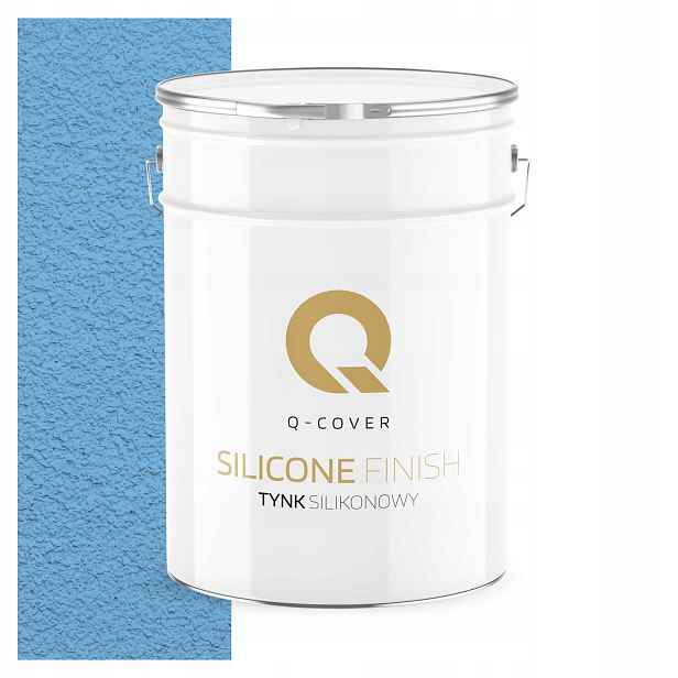 Silikonová Fasádní Omítka Modrá 15 Kg Beránek Granulace 1.0 mm F116