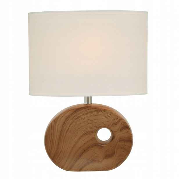 Stolní lampa Oakville s porcelánovým podstavcem, 30 cm