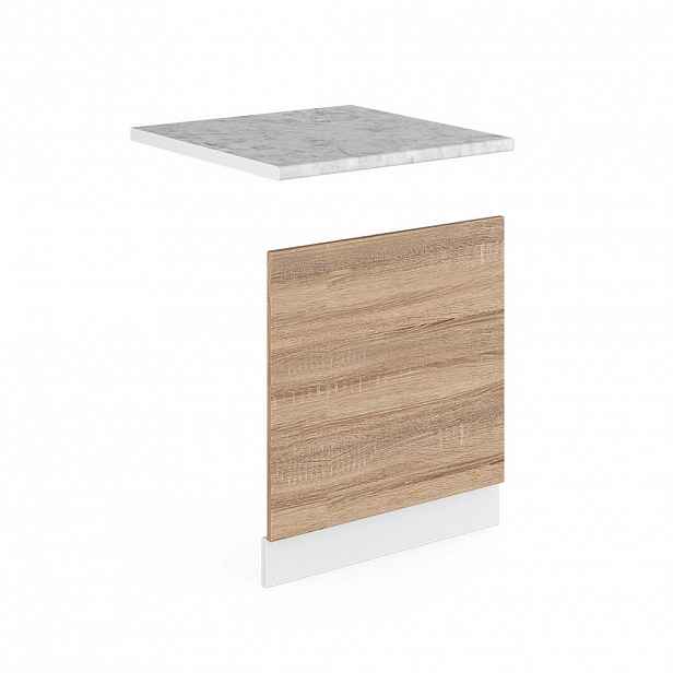 Vicco PŘEDNÍ PANEL R-Line Sonoma 60 cm s pracovní deskou