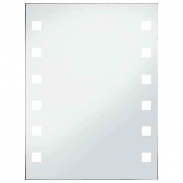 vidaXL Koupelnové nástěnné zrcadlo s LED osvětlením 60 x 80 cm