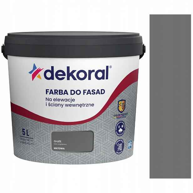 Dekoral Polinit Barva 5L Grafitová