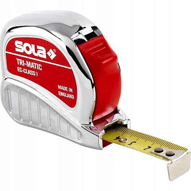 Ocelová Svinovací Metr Tri-matic 25 MM 8 M 50023401 Sola