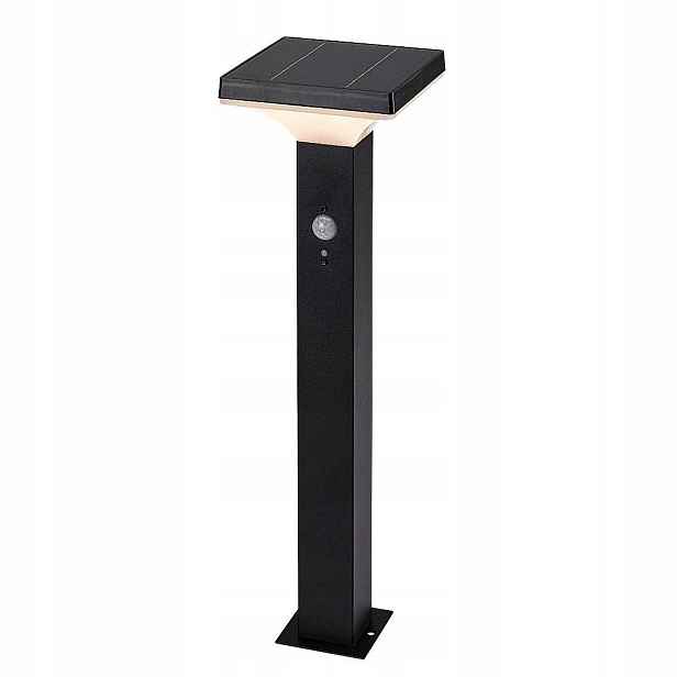 Solární zahradní sloupková lampa s Led senzorem 4W Geleen 77045 Rabalux