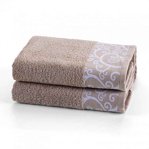 STANEX Sada 2 ks froté ručníků VENEZIA béžová 50 x 100 cm