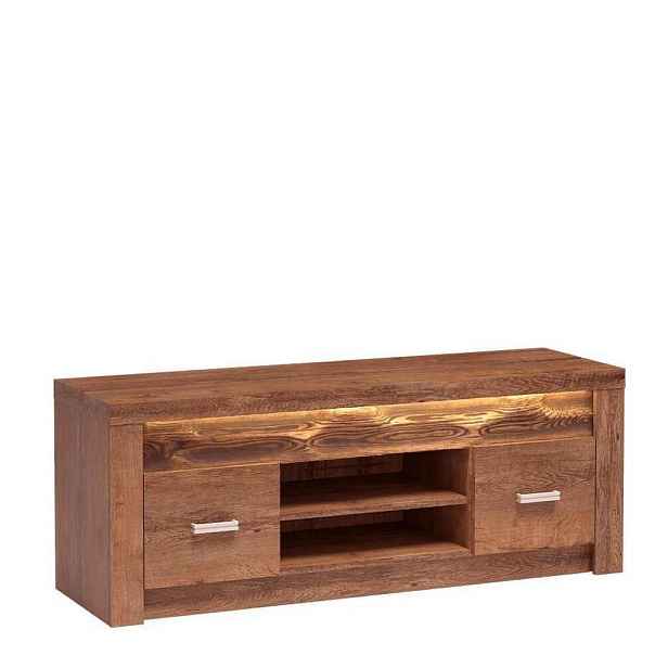 MASSENO TV STOLEK ZERI, 137/53/42 cm, hnědý
