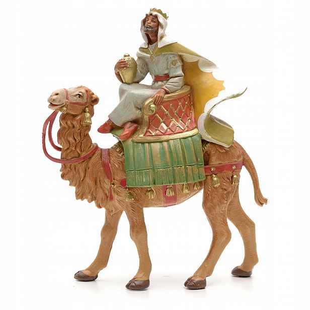 Figurka do Betléma Král Na Velbládě pro figurky o výšce 12 cm Fontanini