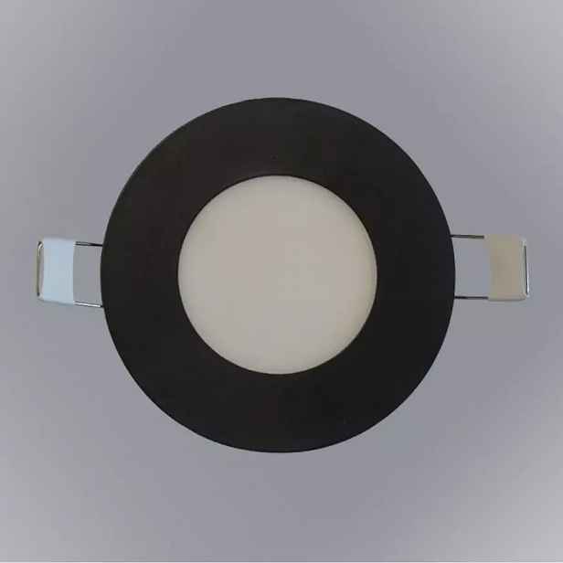 LED podhledové svítidlo CIRCLE 9W 4200K KULATÝ ČERNÝ