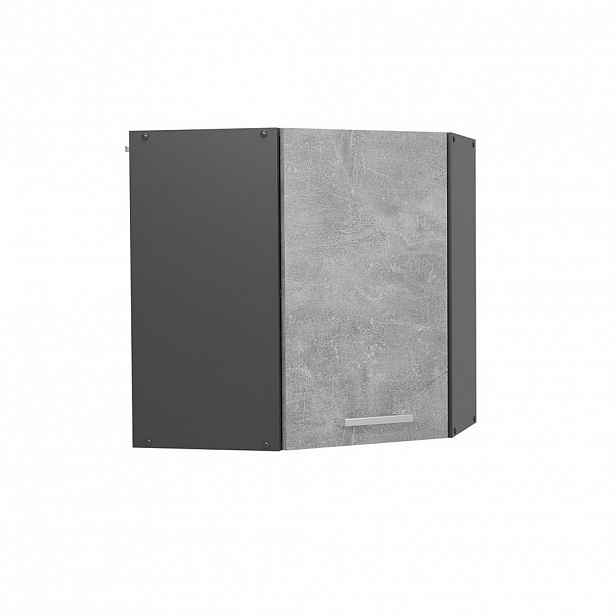 Vicco ROHOVÝ VĚŠÁK NA STĚNU R-Line Beton 57 cm