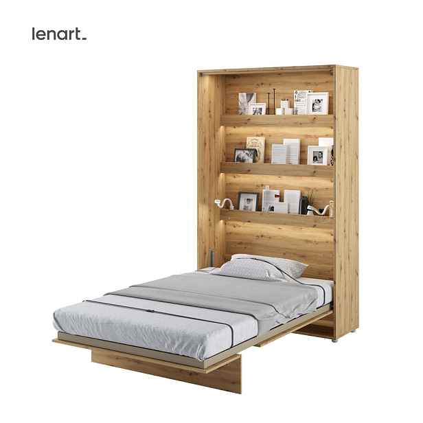 Dig-net nábytek Sklápěcí postel Lenart BED CONCEPT BC-02 dub artisan | 120 x 200 cm