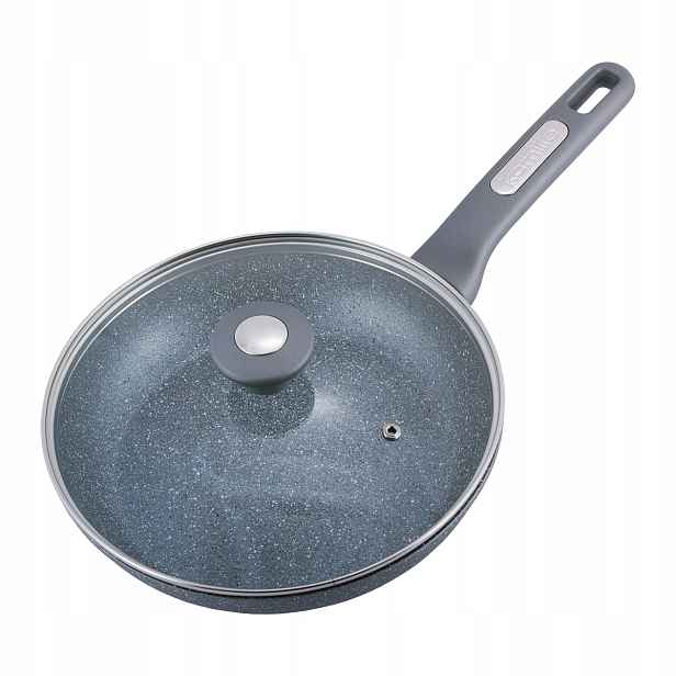 Granitová Pánev 24 CM, Indukční Víko