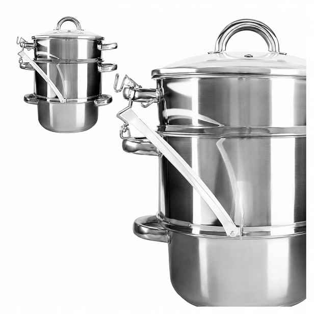 Hrnec na šťávu Parní odšťavňovač 5 l 22 cm s hadicí na indukci Altom