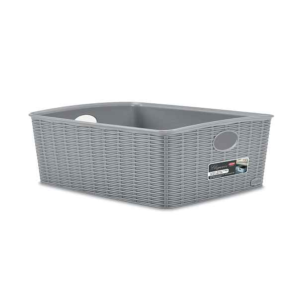 STEFANPLAST Elegance 31003 Úložný koš L High, šedý