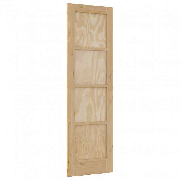 vidaXL Vnitřní dveře 61 x 198,5 cm Překližka Přírodní