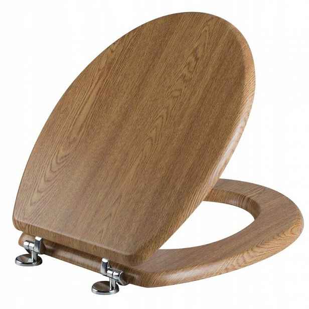 Wc sedátko Bisk Mdf přírodní Mdf