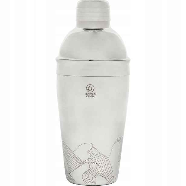 Leopold Vienna Mountains Shaker, nerezový, objem: 0,50 litru, výška: 210