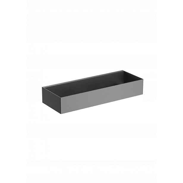 Sprchový Košík Nerezová Ocel Grafitový Obdélníkový Omnires