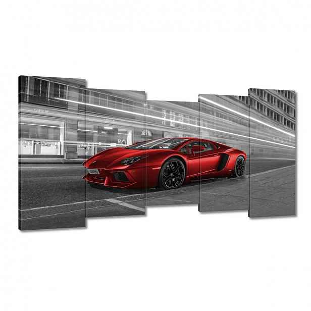 Obrazy 150x80 Červené auto
