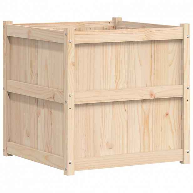 vidaXL Zahradní truhlík 70 x 70 x 70 cm masivní borové dřevo