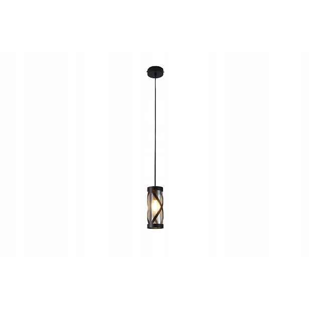 Závěsná lampa E14 1x40W barva Hnědá 5338 Oberon Rabalux