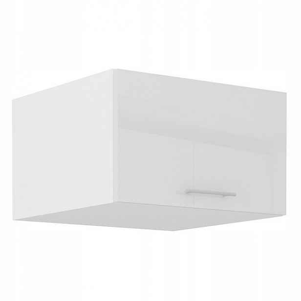 Horní hluboká skříňka s výklopnými dvířky LAJLA - šířka 60 cm, bílá