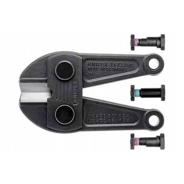 Náhradní řezací hlava pro nůžky na tyče Knipex 71 72 760 šroubky, sada Najder