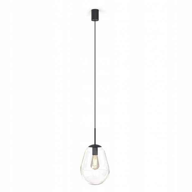 Černá závěsná lampa Pear S nad jídelní stůl Nowodvorski