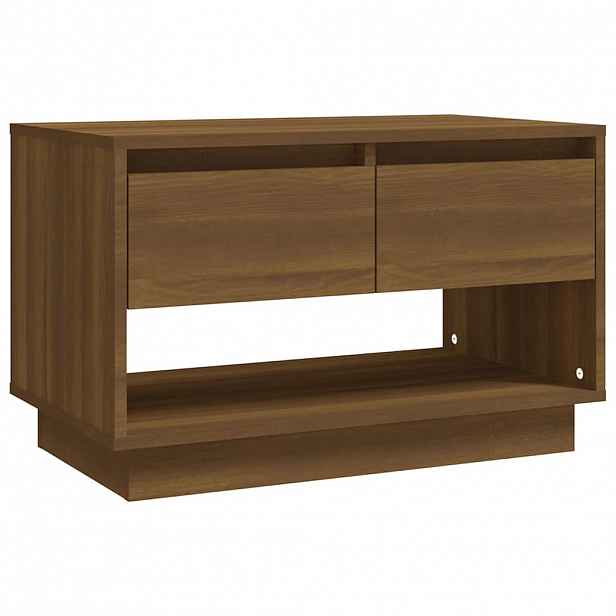 vidaXL TV skříňka hnědý dub 70 x 41 x 44 cm kompozitní dřevo