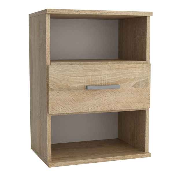 MASSENO NOČNÍ STOLEK NOCTA, 48/65,5/35 cm, dub Sonoma