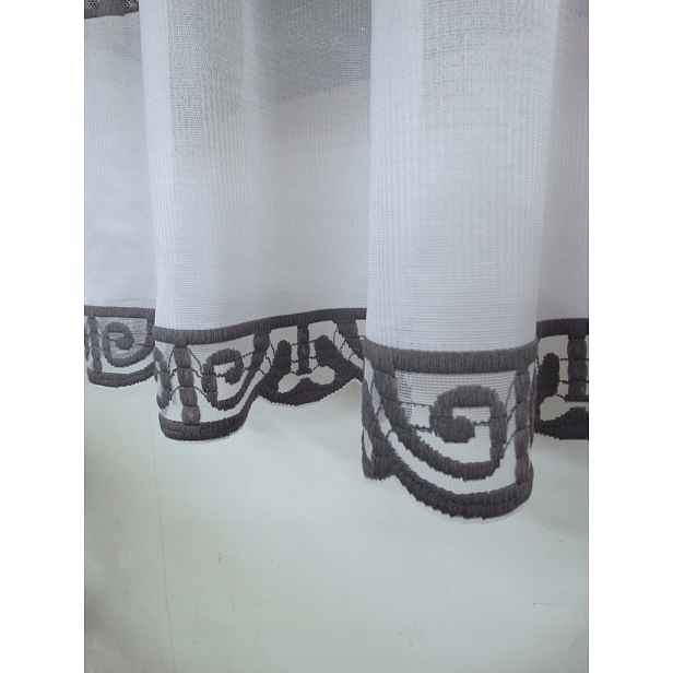 Mg Záclona 573/116 Šedá 250X200 cm Hotová S Páskou Sk