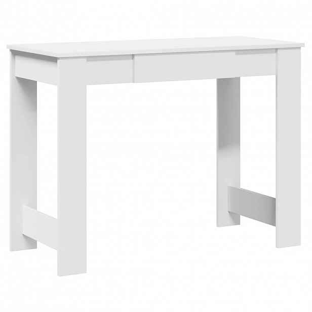 vidaXL Psací stůl bílý 100x45x75 cm dřevotříska