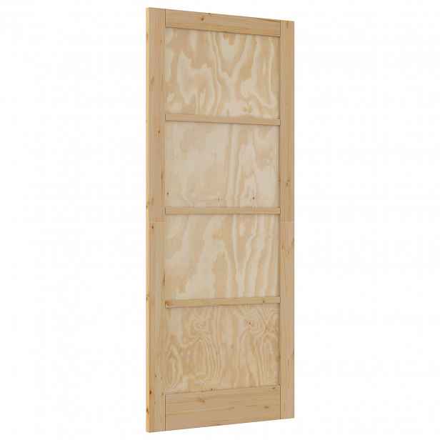 vidaXL Vnitřní dveře 86 x 211 cm Překližka Přírodní