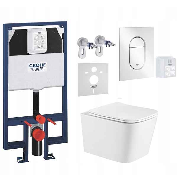 7v1 Wc Set, Stelaz Grohe Slim Wc Mísa Imprese Tornado, Tlačítko