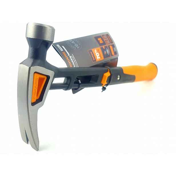 Fiskars Tesařské kladivo eliminuje vibrace Silný slizový ergonomický