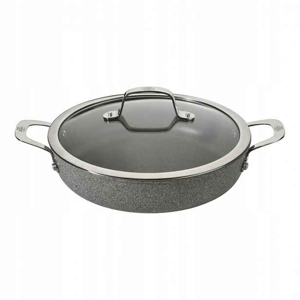 Indukční hluboká pánev s 2 úchyty 28 cm Salina Granitium Ballarini