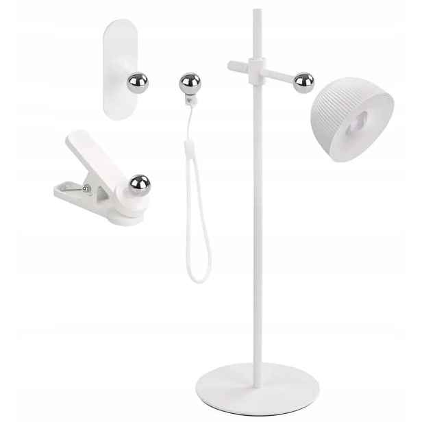 Led stolní lampa Sophie, nabíjecí, bílá