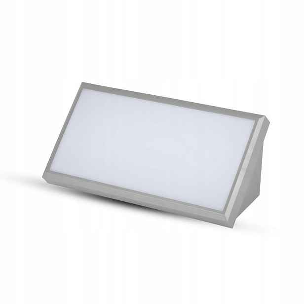 Nástěnné venkovní zahradní Led svítidlo šikmé 20W šedé 3000K V-tac