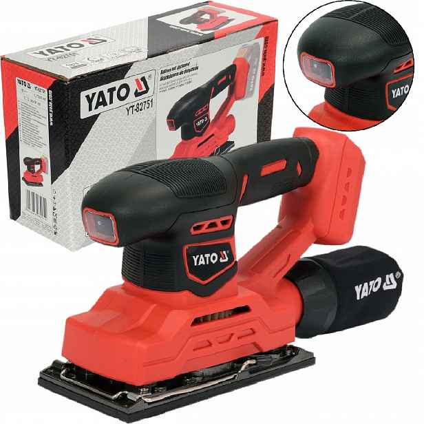 Oscilační Bruska 18V 90X187 MM Bez Akumulátoru YT-82751 Yato
