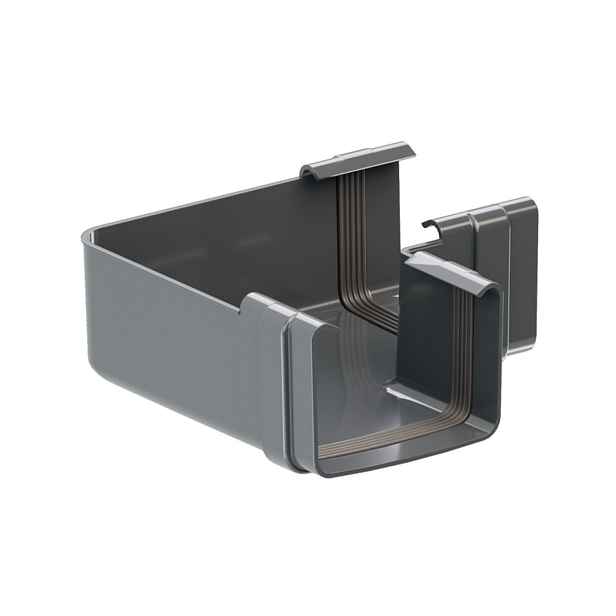 Roh hranatý GuttaKROP PVC antracit 90°