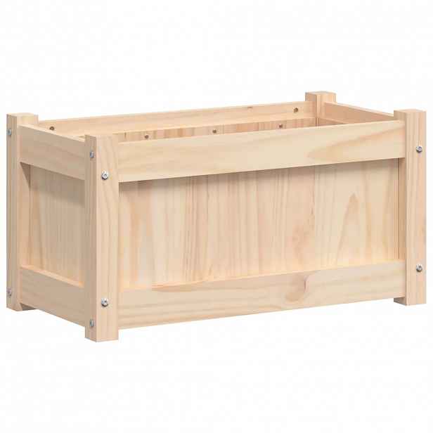 vidaXL Zahradní truhlík 60 x 31 x 31 cm masivní borové dřevo