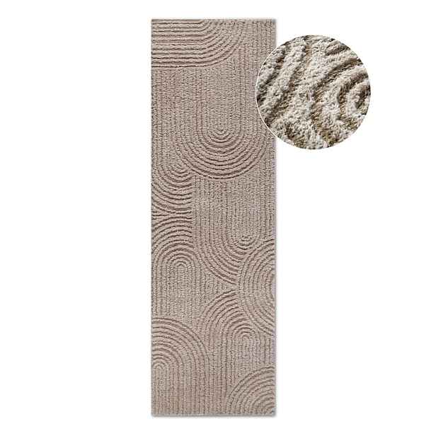 Béžový běhoun 80x240 cm Chappe Beige – Elle Decoration