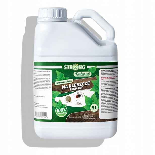 Přírodní přípravek proti komárům a klíšťatům Strong Natural 5L