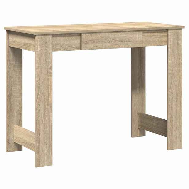 vidaXL Psací stůl dub sonoma 100x45x75 cm dřevotříska