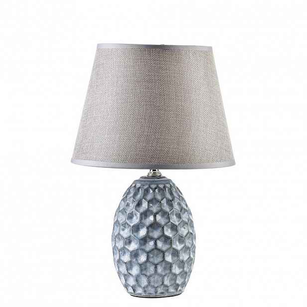 Mondex STOLNÍ LAMPA, keramika, modrá
