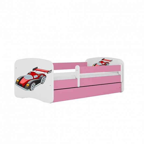 RAUMHIRSCH FURNITURE DĚTSKÁ POSTEL Závodní auto se zásuvkou 180/80 90/61/184