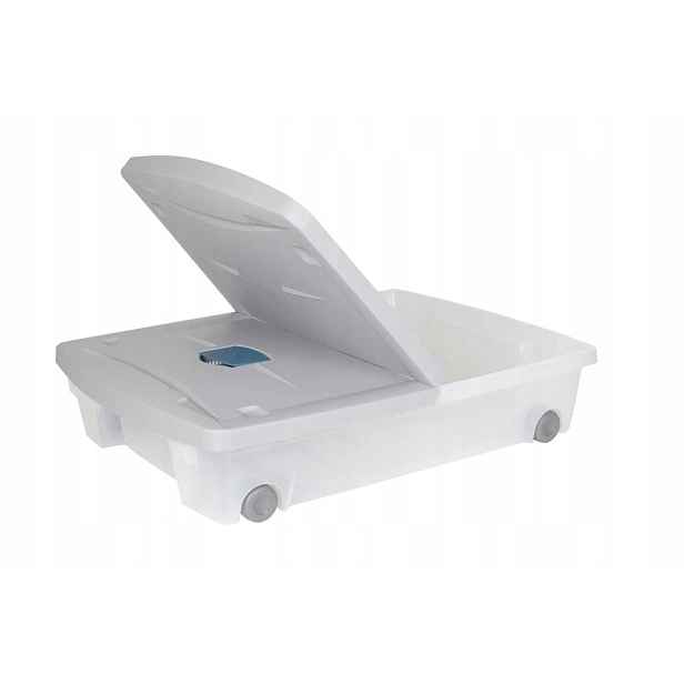 Box Pod Postel 50 L Na Povlečení Oblečení S Kolečky Skladování