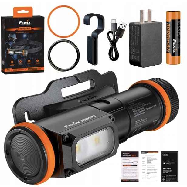 Čelovka Fenix WH35RE IECEx Atex Grgt 280 lumenů