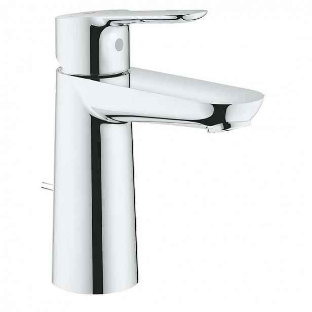 Grohe BauEdge - Umyvadlová baterie s výpustí, chrom 23759000