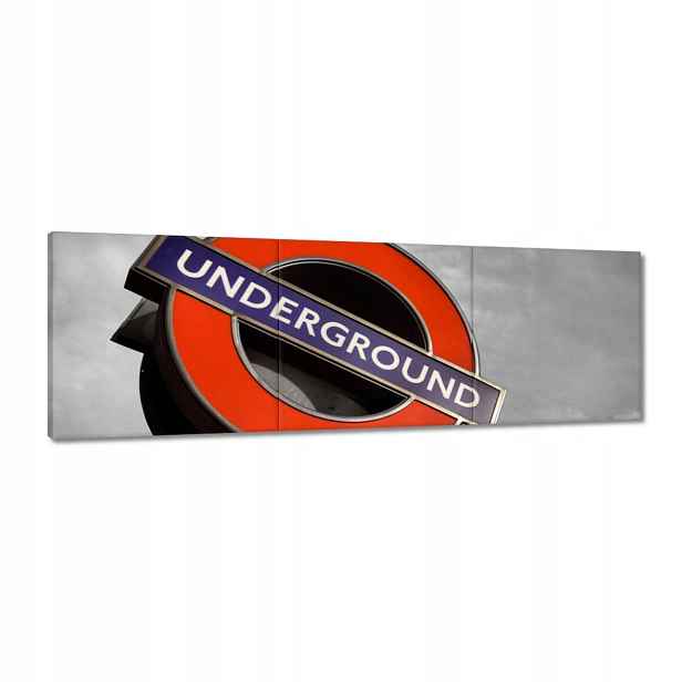 Obrazy 120x40 Anglie Metro Londýn