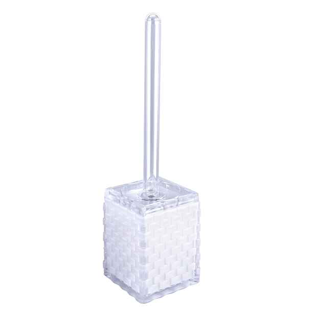Skvělý bílý kartáč na Wc toaletu Carlo